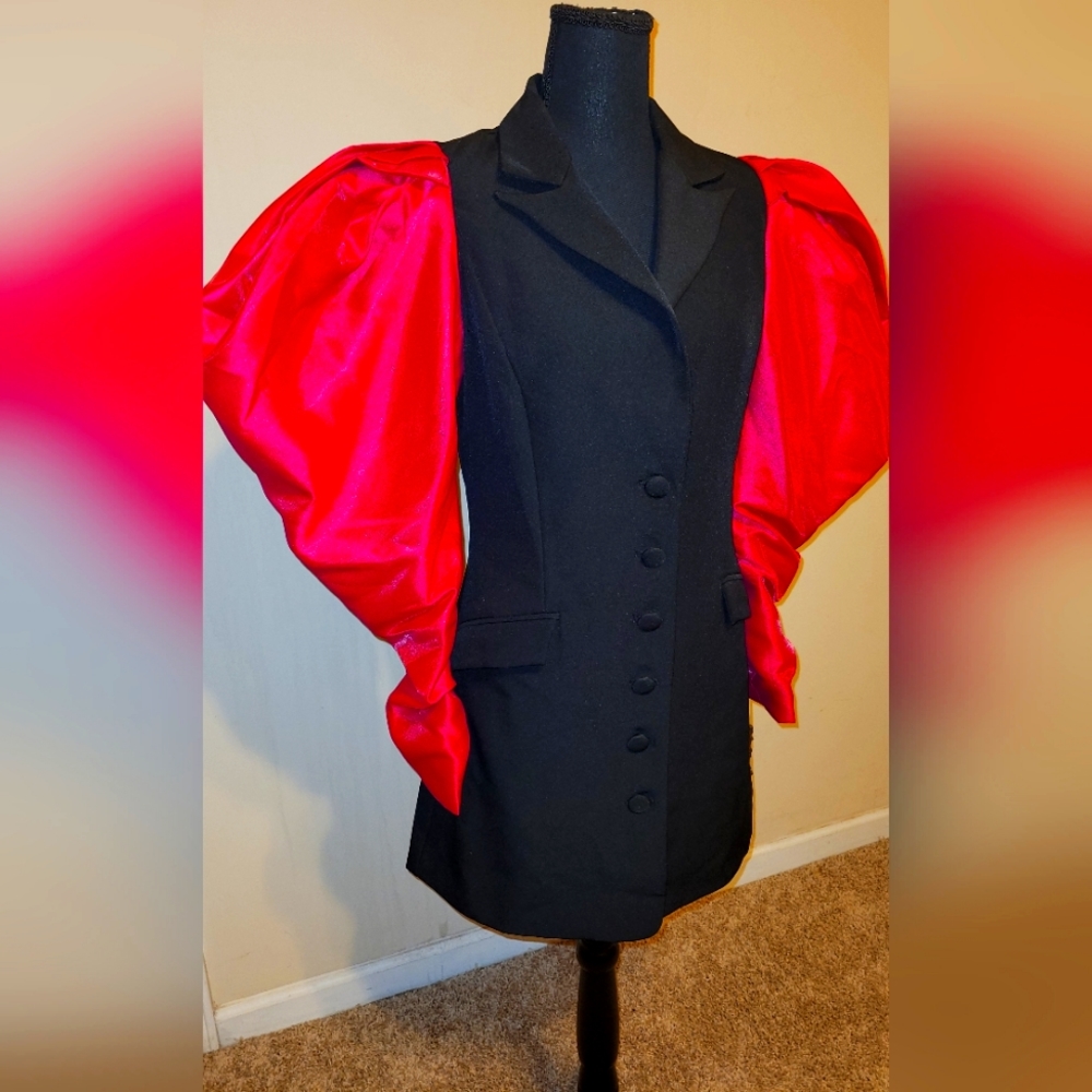 LATISRA BLACK AND RED Dress